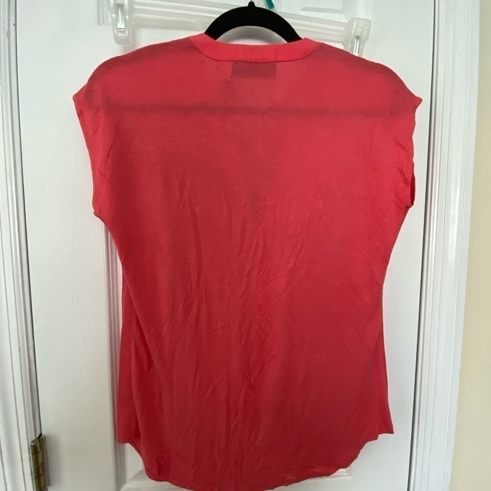 INC pocket  Blouse XS coral - Picture 2 of 3